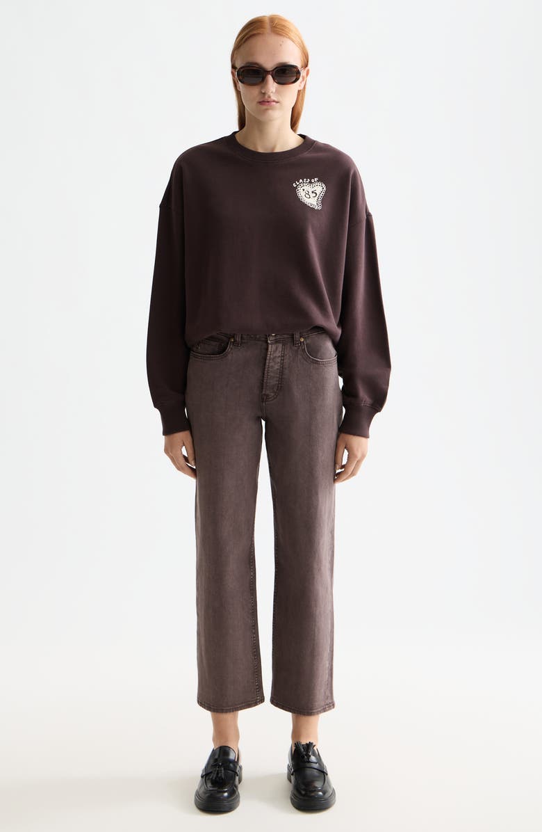 Scotch & Soda The Sky Straight Leg Jeans, Alternate, color, Chocolate Plum