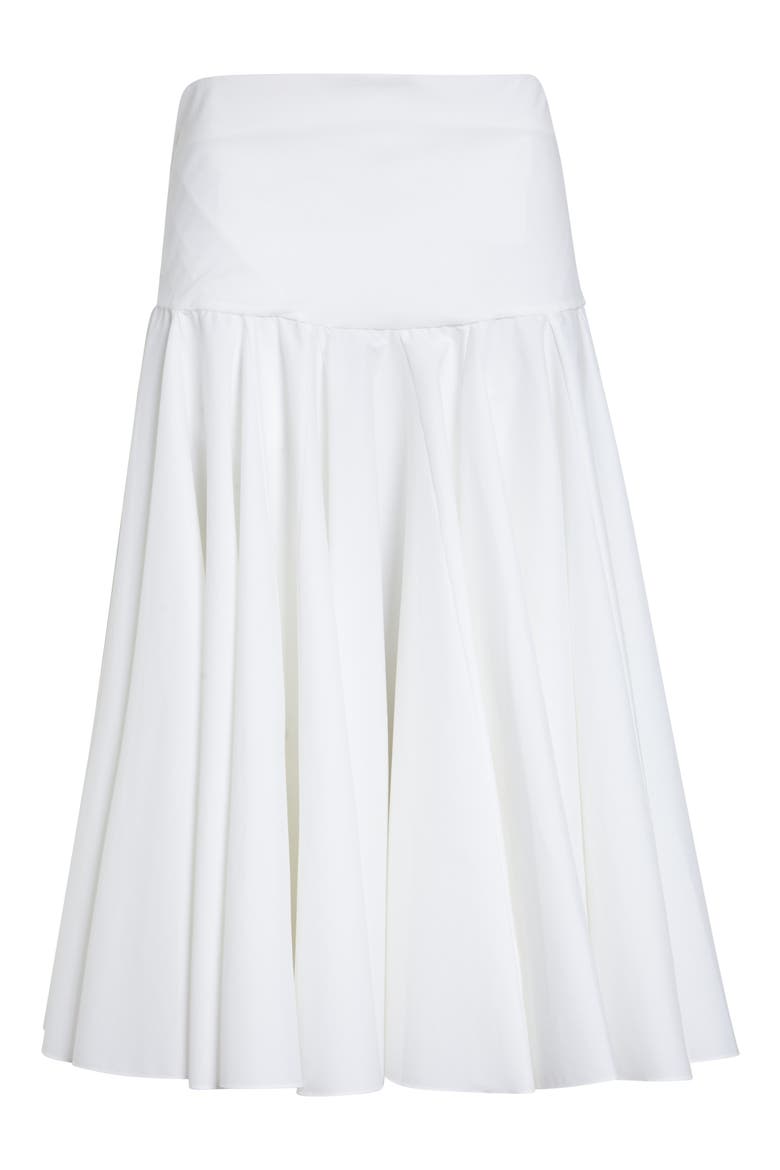 Le Jupon Asymmetric Midi Skirt, Alternate, color, WHITE