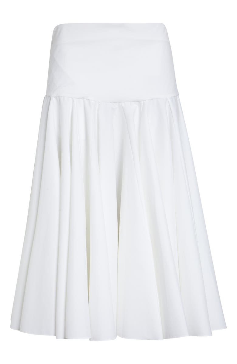 Jacquemus Le Jupon Asymmetric Midi Skirt, Alternate, color, White