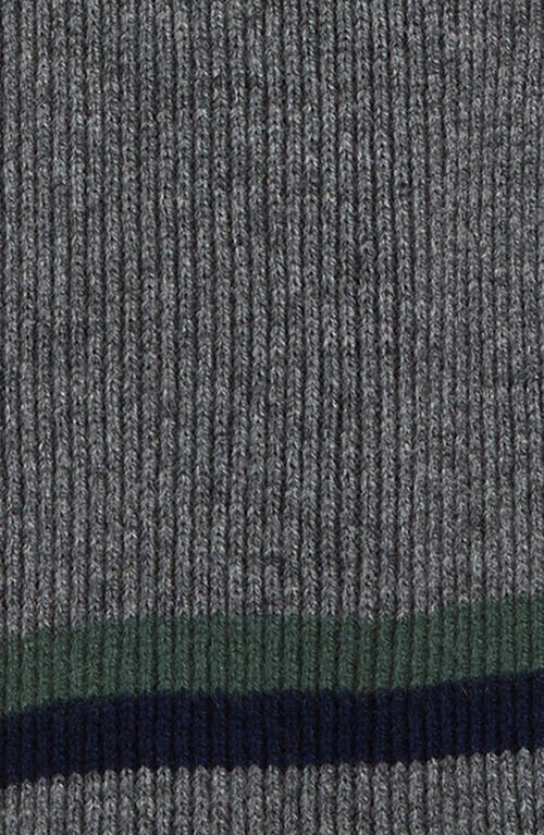 Robert Barakett Tipped Wool And Cashmere Scarf In Black