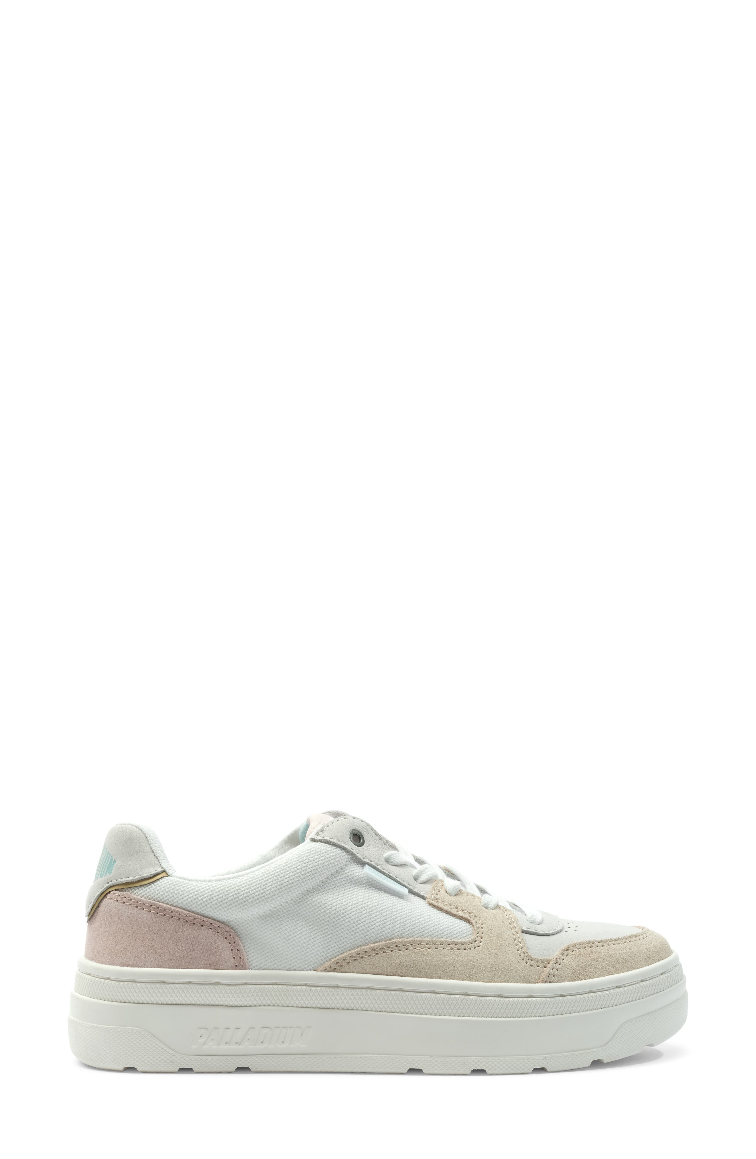 Palladium Pallasphalt Platform Sneaker, Alternate, color, Star White/ Sand