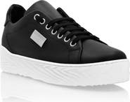 PHILIPP PLEIN Leather Lo-Top Sneakers Philipp Plein Tm Comfort Women