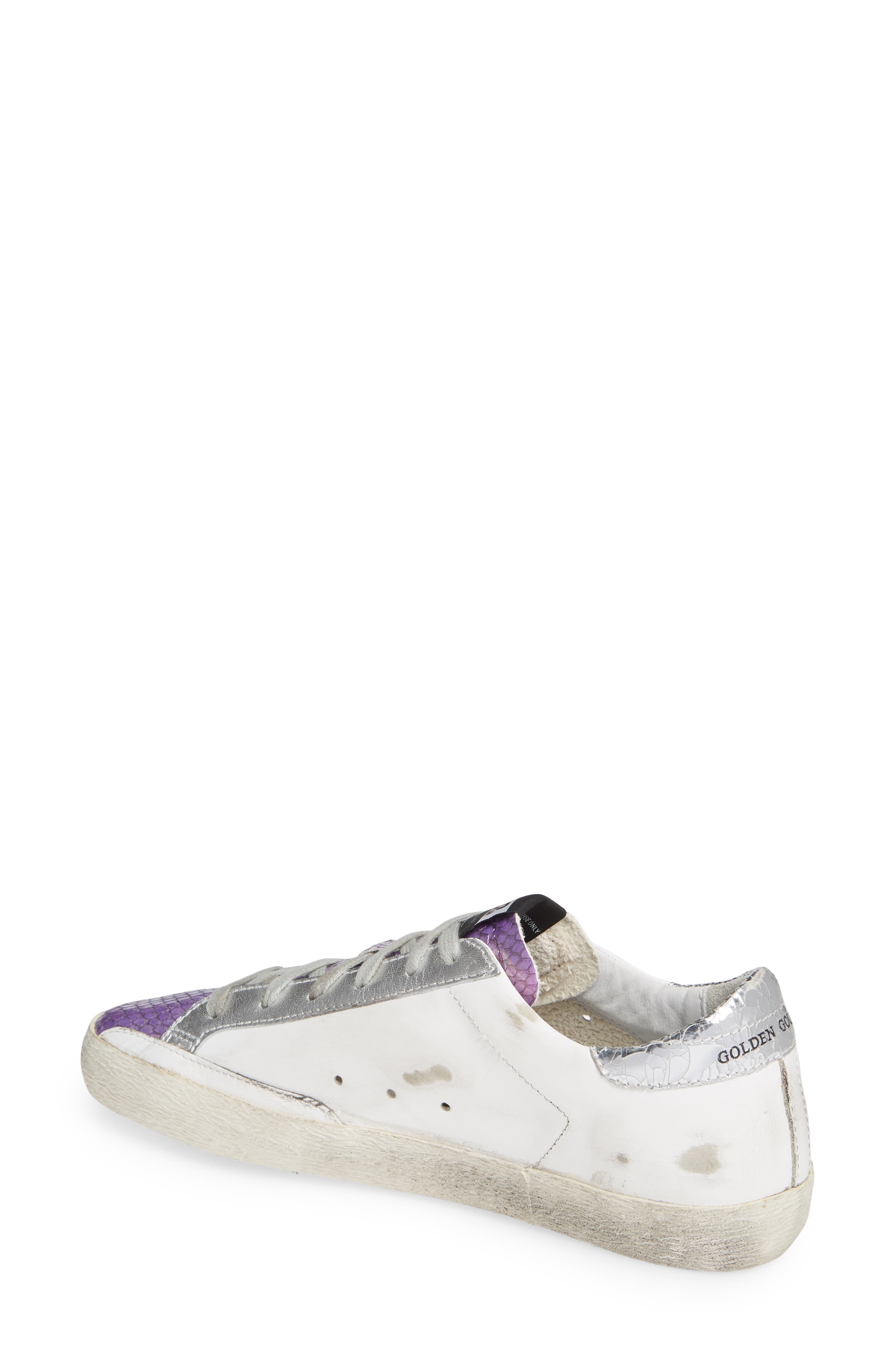 Golden Goose Superstar Metallic Sneaker, Alternate, color, 