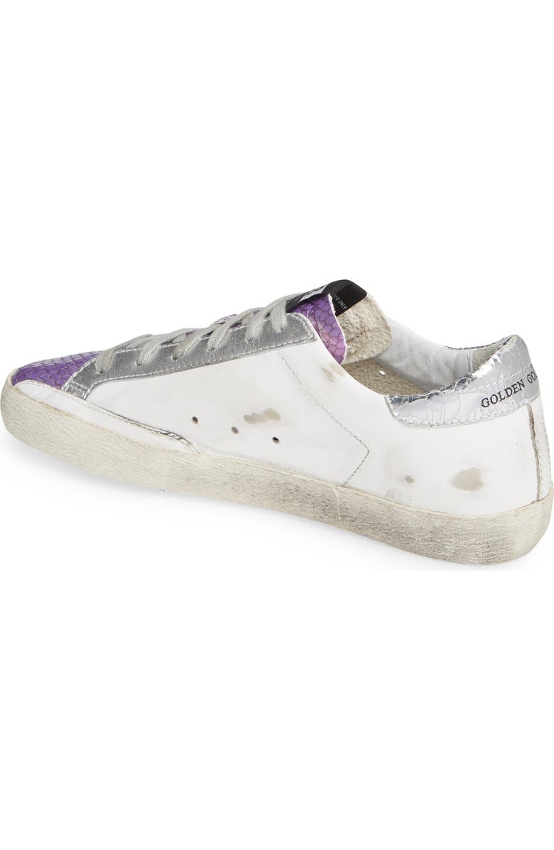 Golden Goose Superstar Metallic Sneaker, Alternate, color,