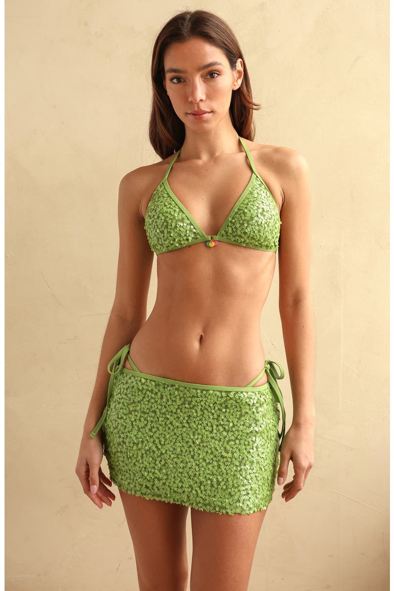Headliner Mini Skirt, Main, color, Moss Green