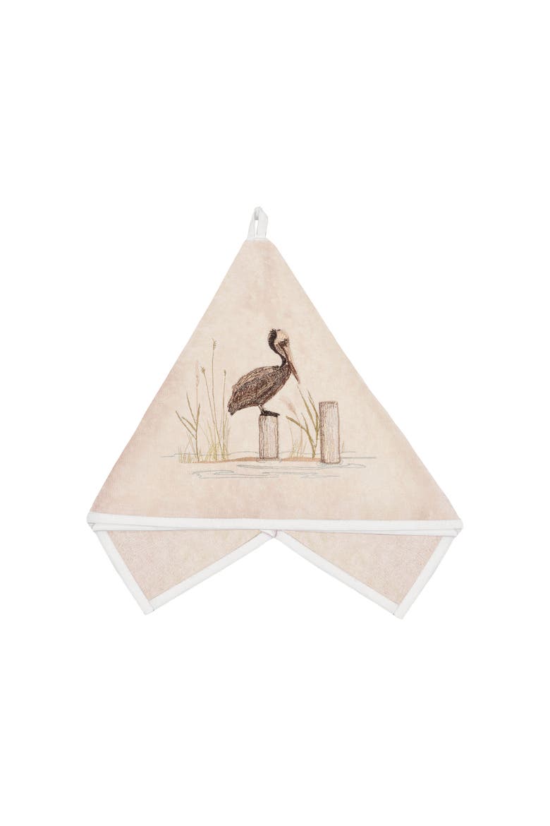 Pelican Terrycloth Guest Towel, Main, color, Beige