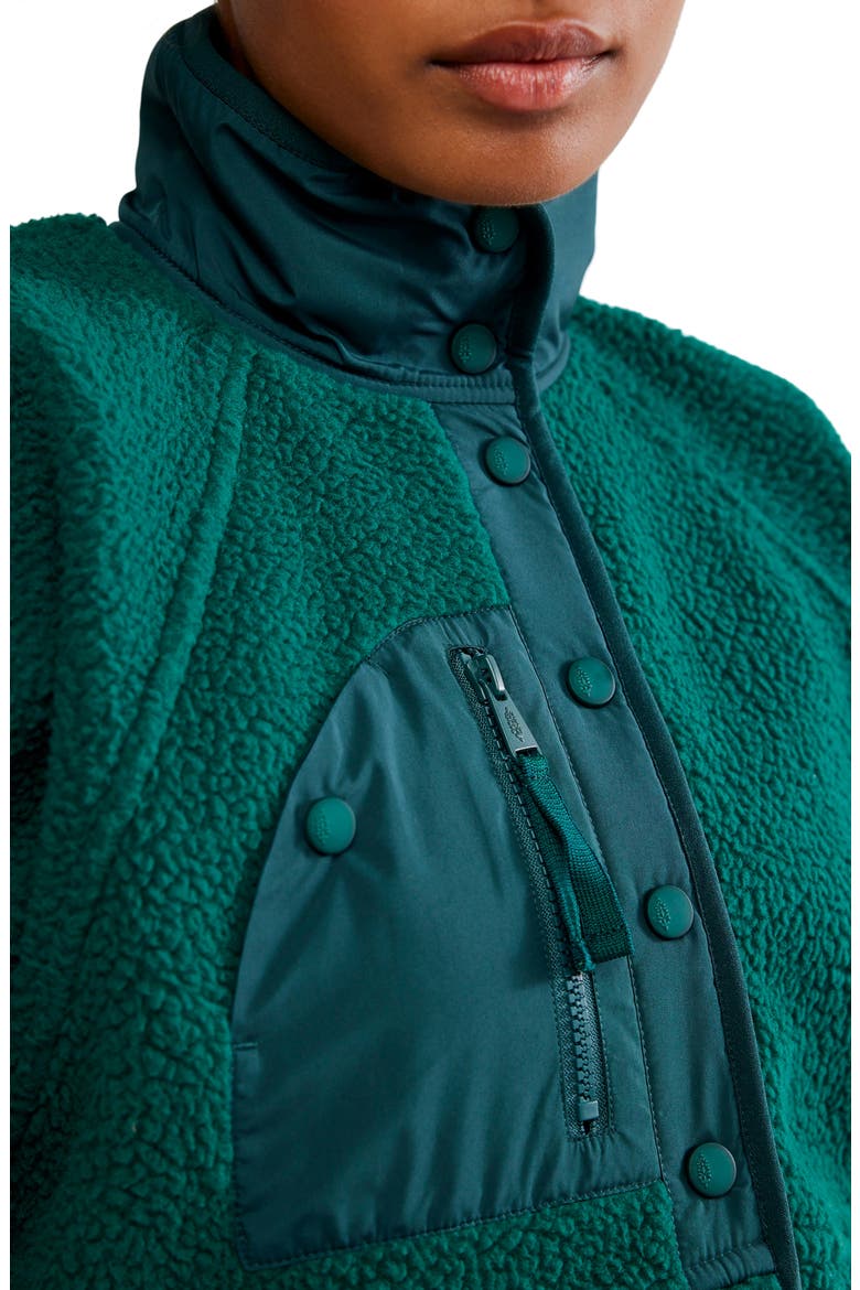 FP Movement Hit the Slopes Fleece Jacket, Alternate, color, EVERGREEN