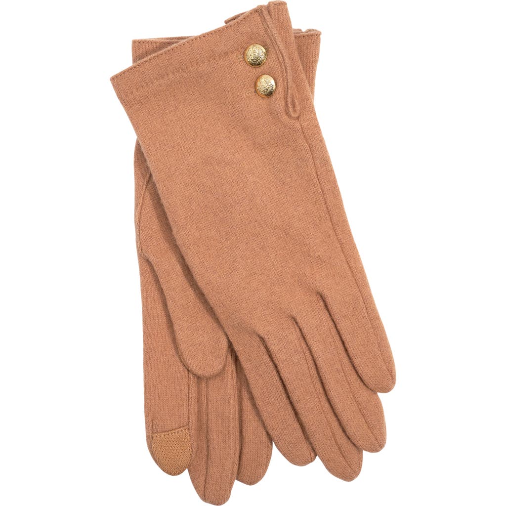 Lauren Ralplh Lauren 2 Button Cashmere Blend Touch Glove In Multi