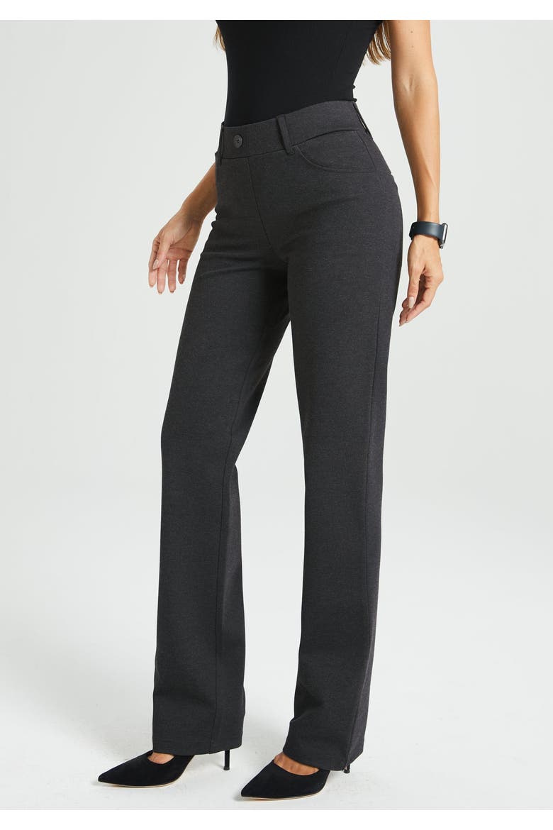7 Pocket DPYP Dress Pant Yoga Pants Straight Leg, Main, color, Charcoal