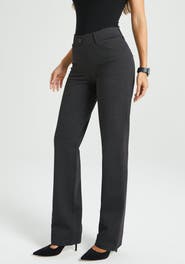 Betabrand 7 Pocket DPYP Dress Pant Yoga Pants Straight Leg