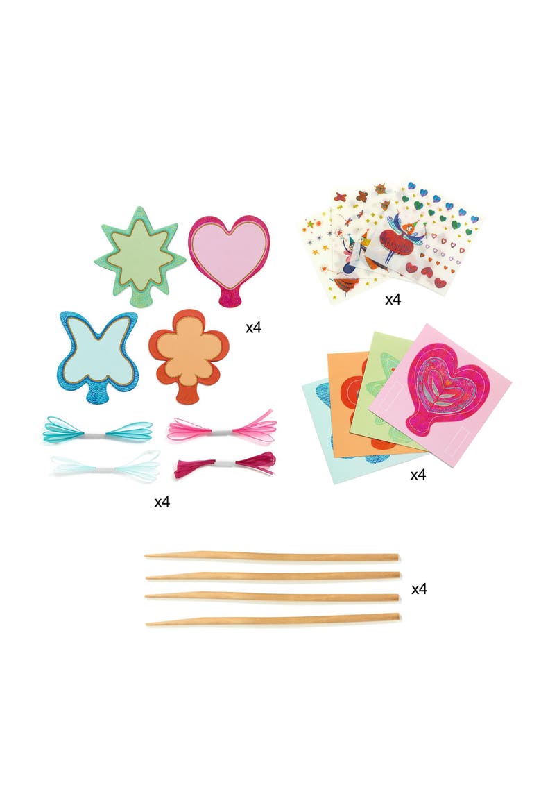 Do It Yourself Little Fairies Wands Craft Kit, Alternate, color, MULTI