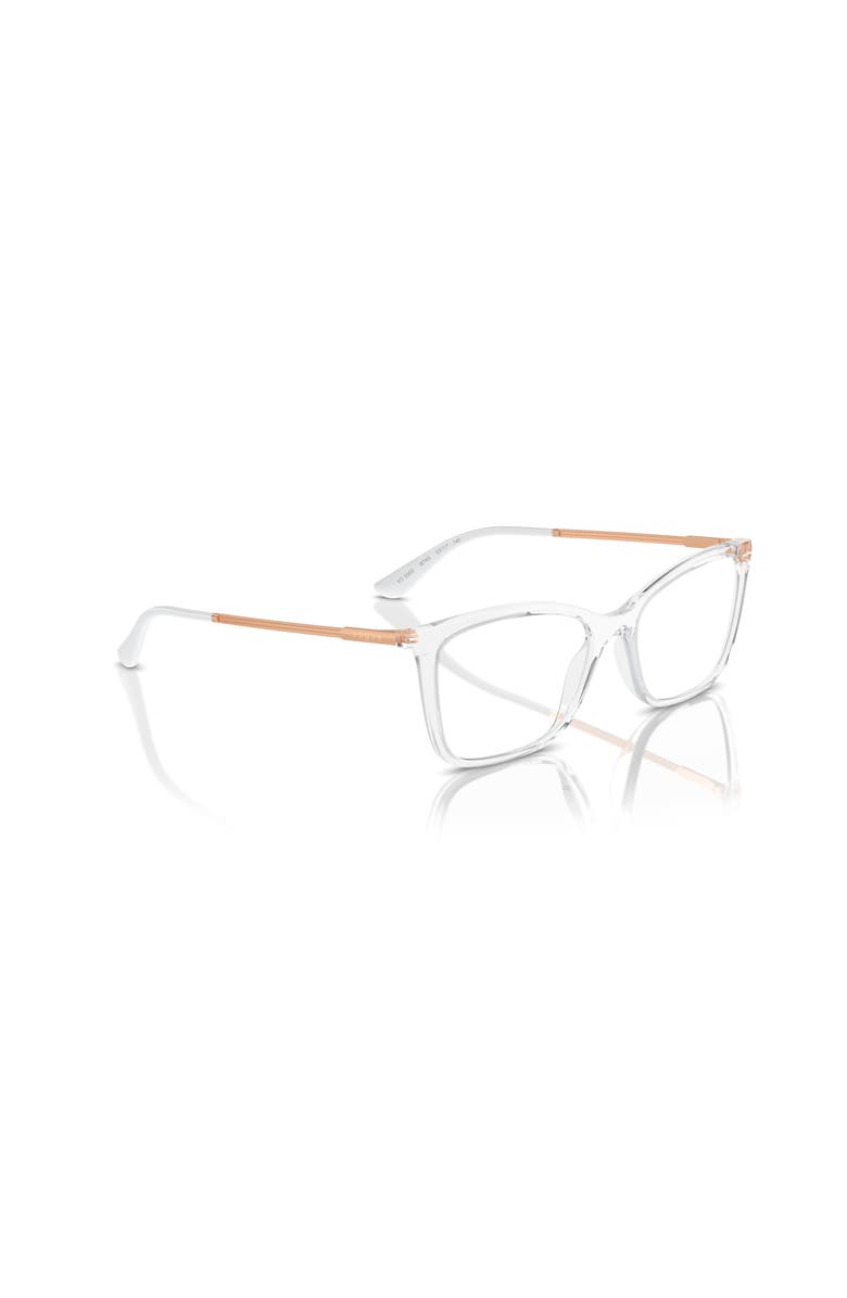 Vogue Eyewear 51mm Butterfly optical glasses, Alternate, color, Transparent