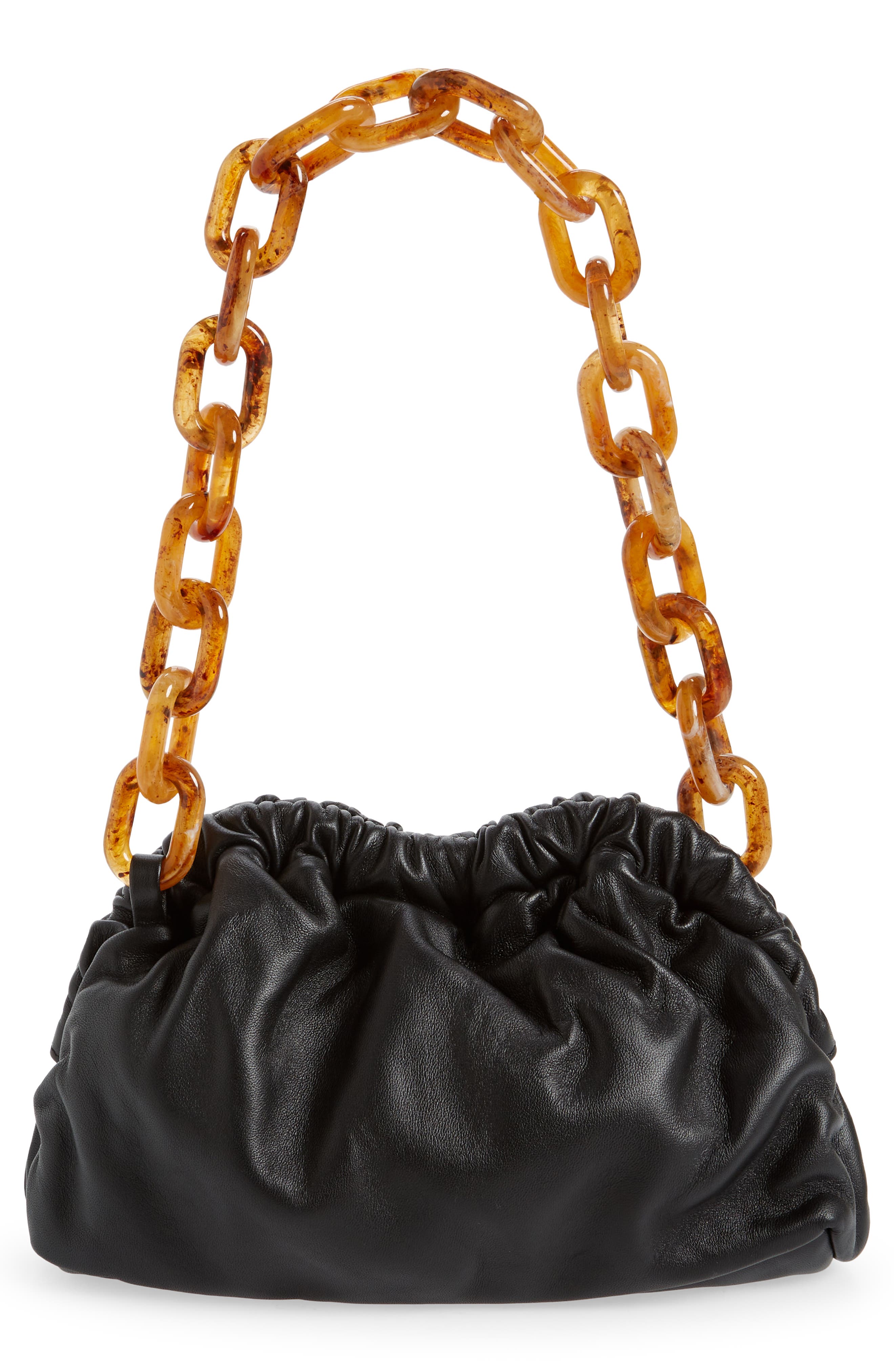 Mansur Gavriel Mini Twist Leather Top Handle Bag, Alternate, color, 