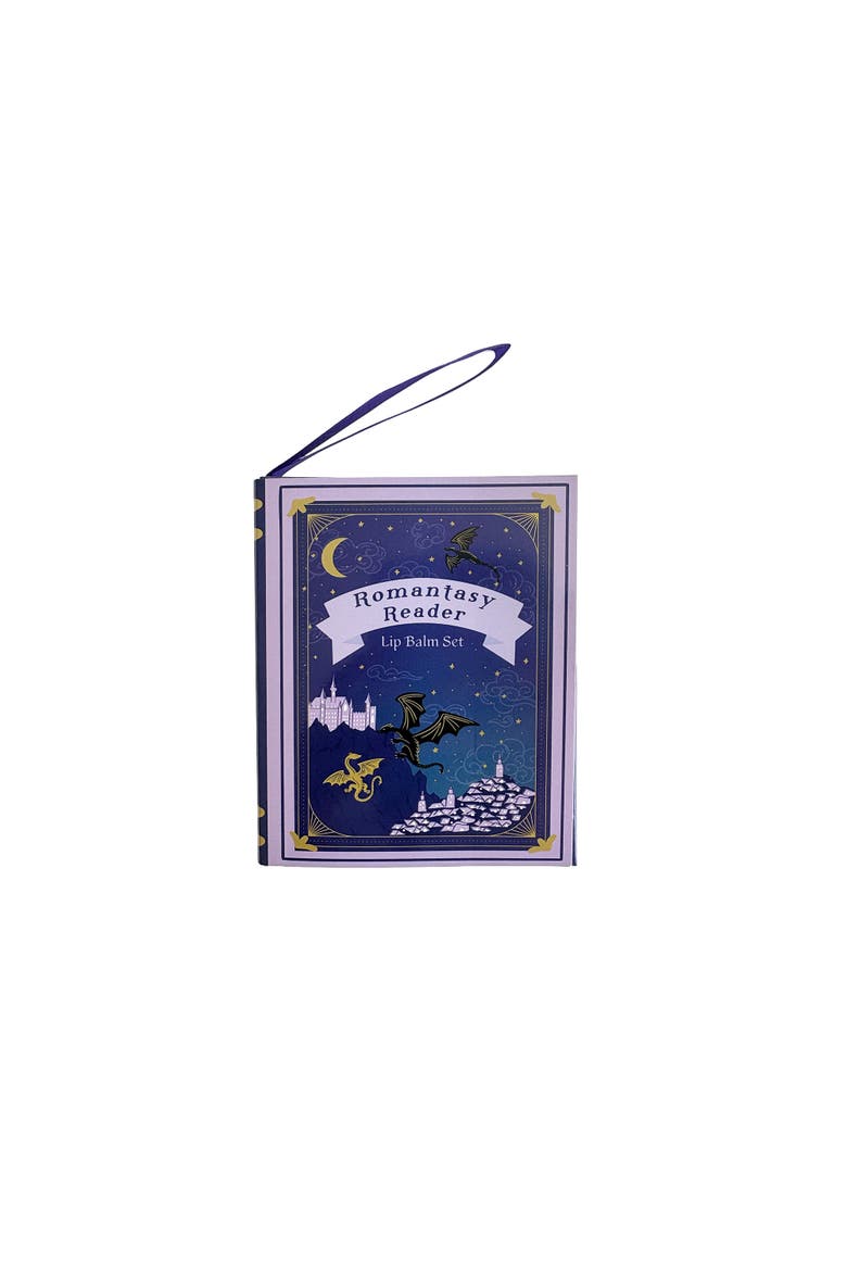 Book Themed Lip Balm Set, Main, color, Romantasy Reader