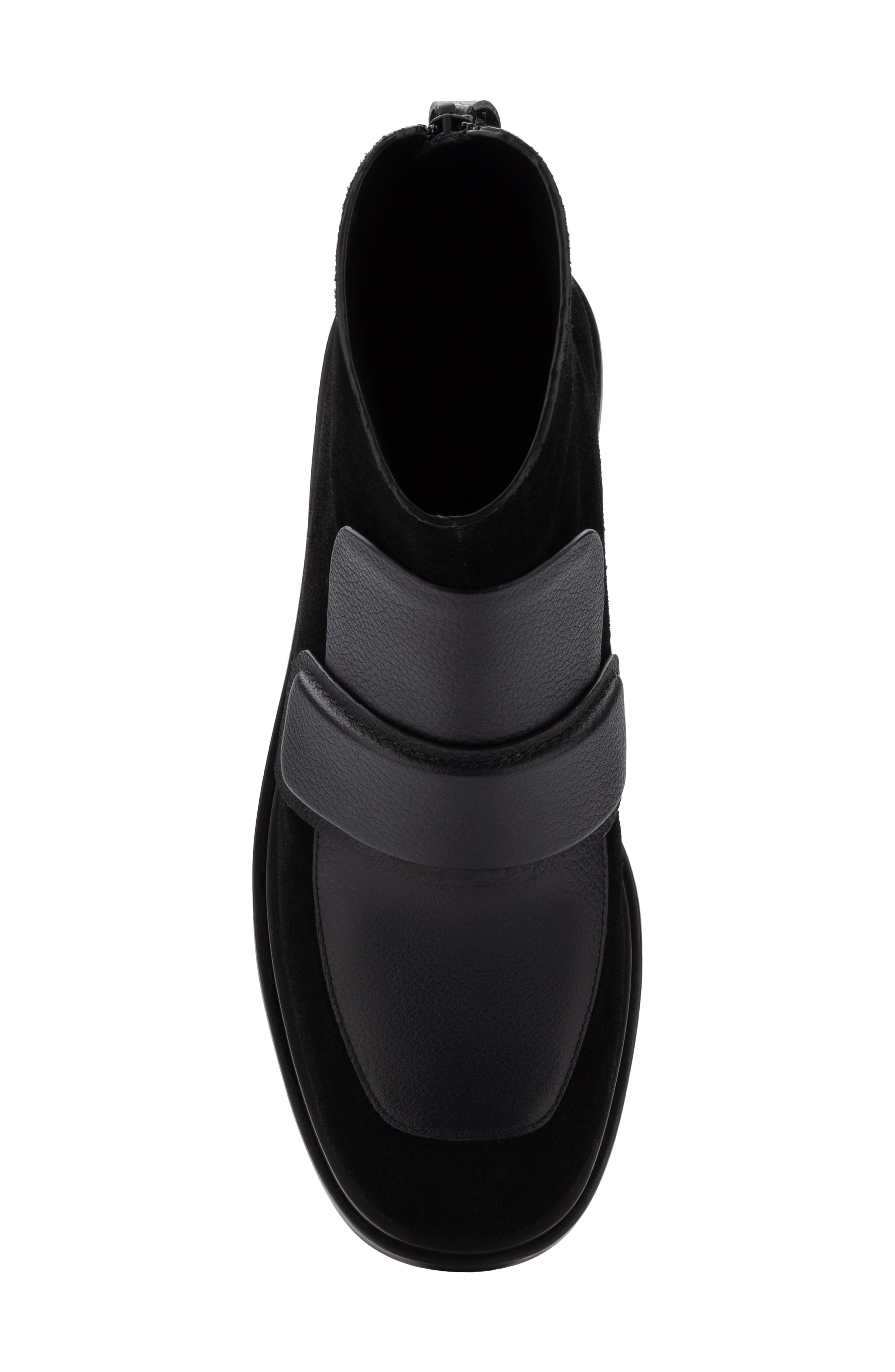 Mercedes Castillo Tumbled Leather Combat Boot, Alternate, color, 