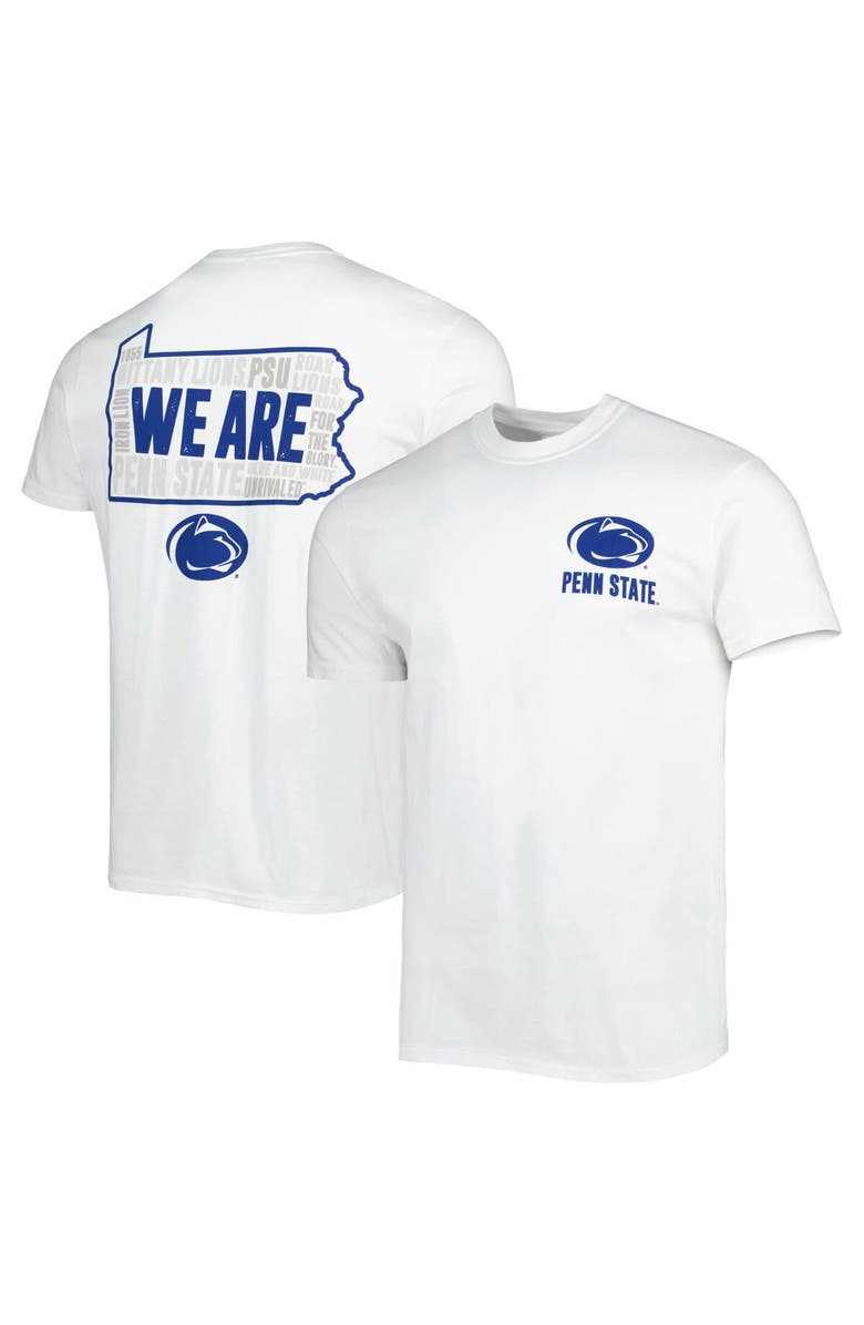IMAGE ONE Men's White Penn State Nittany Lions Hyperlocal T-Shirt, Main, color,