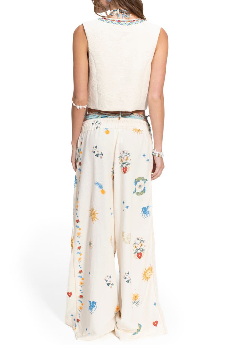 Mabel Solstice Cover-Up Vest, Alternate, color, WHITE