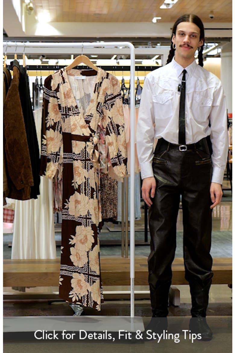 Safia Faux Wrap Midi Dress video