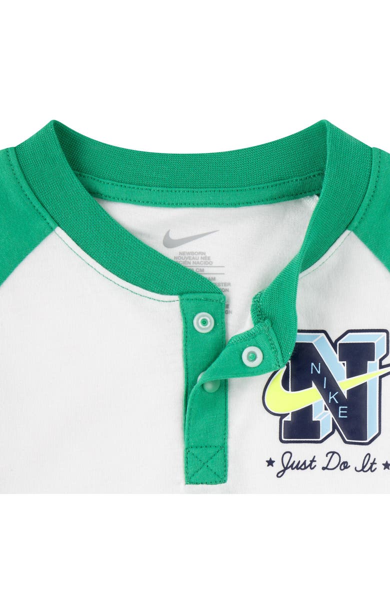 Nike Kids' Henley & Sweat Shorts Set, Alternate, color, 