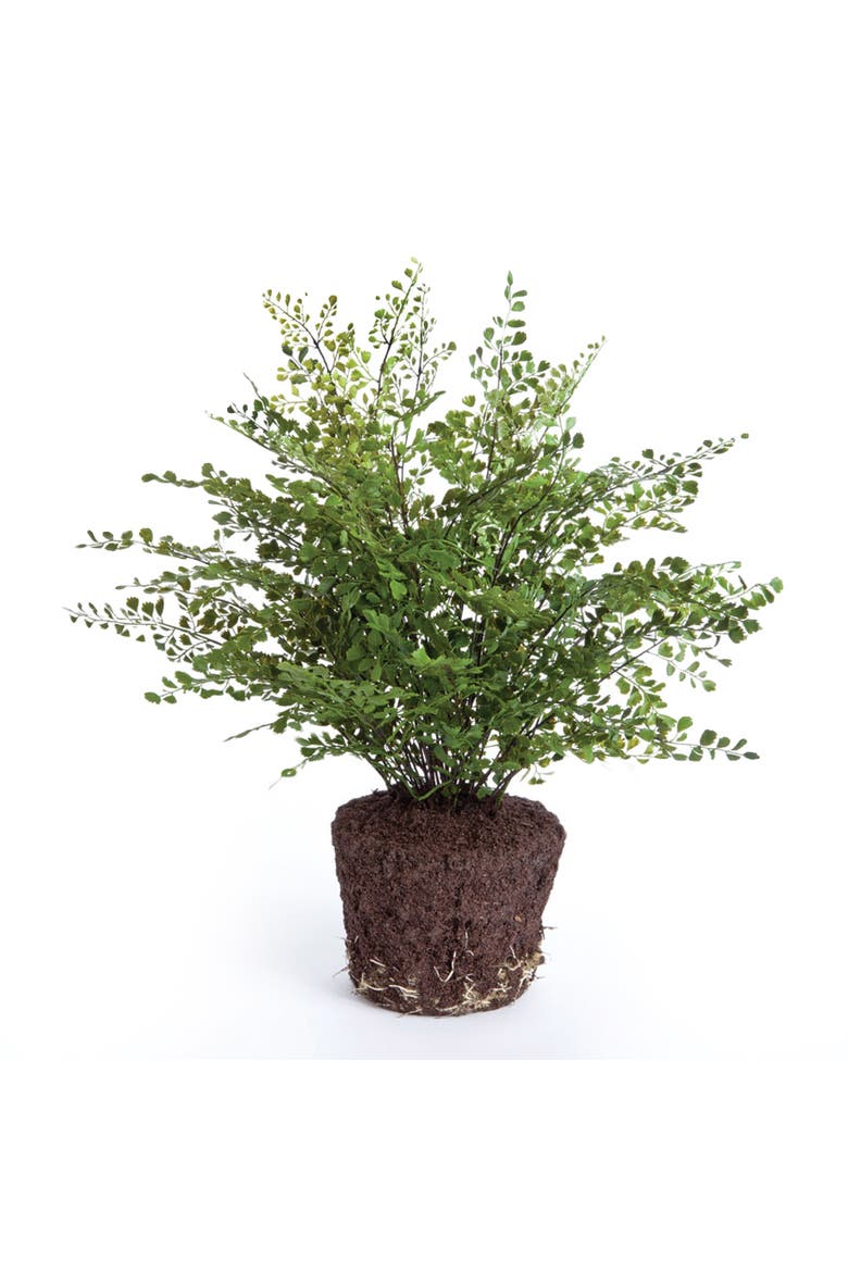 Maidenhair Drop-In Faux (Fake) 23", Main, color, Green