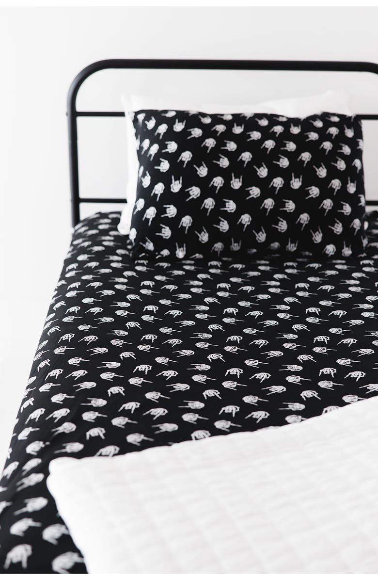 Charlie Lou Baby<sup>®</sup> Rock N' Skull Twin Bedding Set, Alternate, color, 