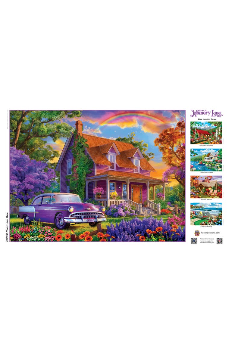 Violet Lives Here 300 Piece Puzzle, Alternate, color, Multicolor