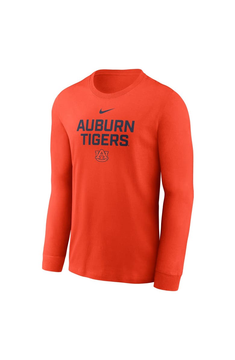 Nike Men's Nike Orange Auburn Tigers 2025 Sideline Dri-FIT Long Sleeve T-Shirt, Alternate, color, Orange