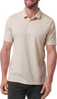 TravisMathew Deco Floral Medallion Polo