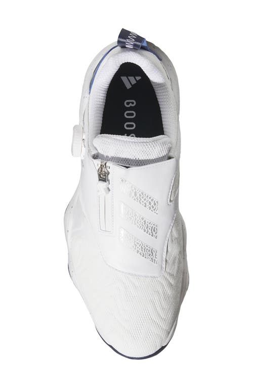 Adidas Originals Adidas Codechaos Boa 25 Waterproof Spikeless Golf Shoe In White/silver/collegiate Navy