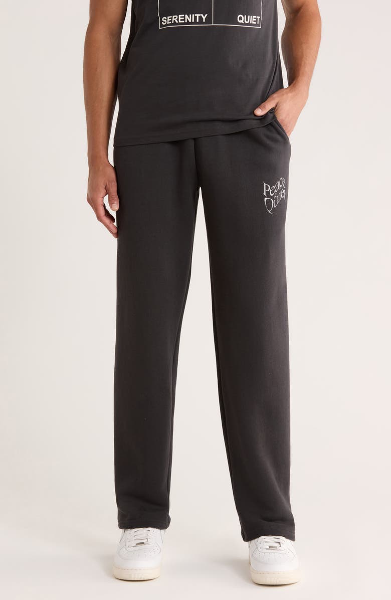 Museum of Peace & Quiet Warped Sweatpants, Main, color, Black