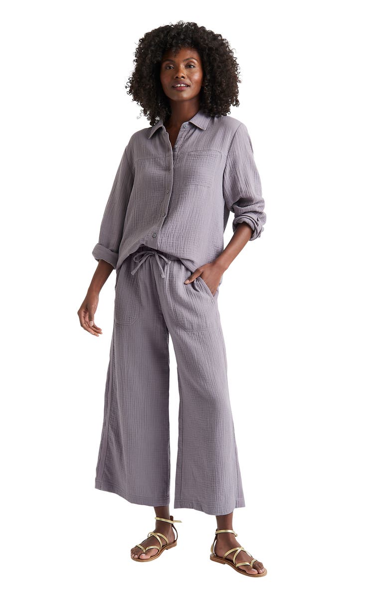 Splendid Kit Gauze Palazzo Pants, Alternate, color,