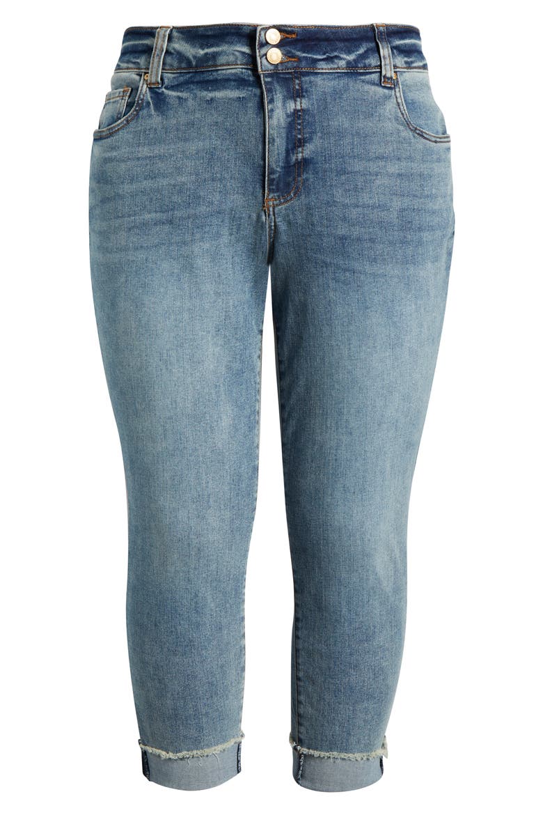 Amy Crop Straight Leg Jeans, Alternate, color, DETERMINATION