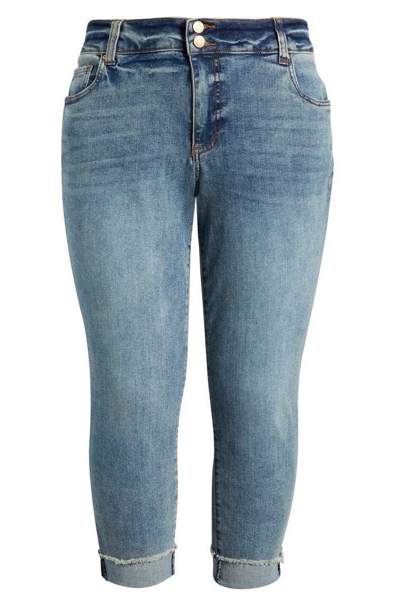 KUT from the Kloth Amy Crop Straight Leg Jeans, Alternate, color, Determination