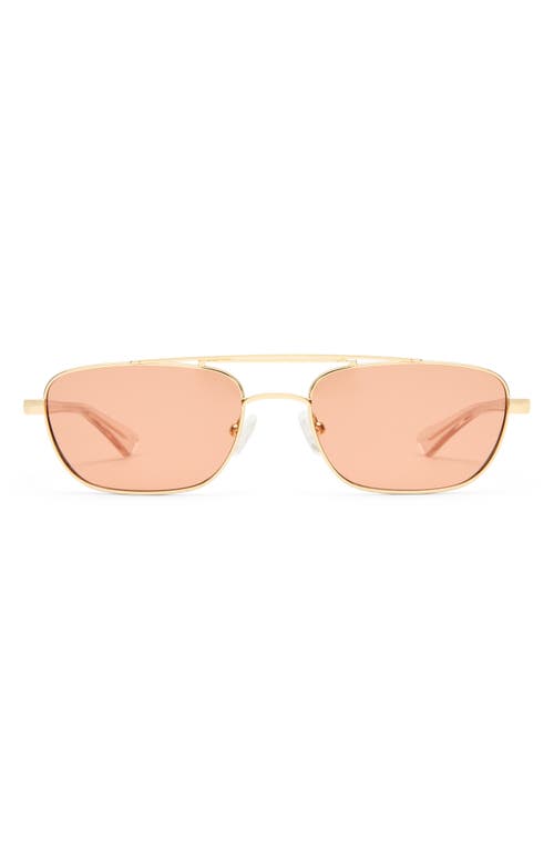 Le Specs Le Mimi 57mm Aviator Sunglasses In Gold