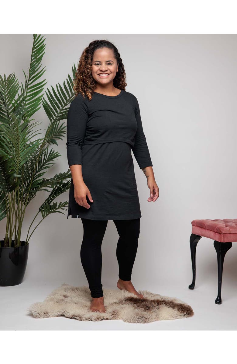 The Bshirt Nursing Tunic Dress, Alternate, color, 