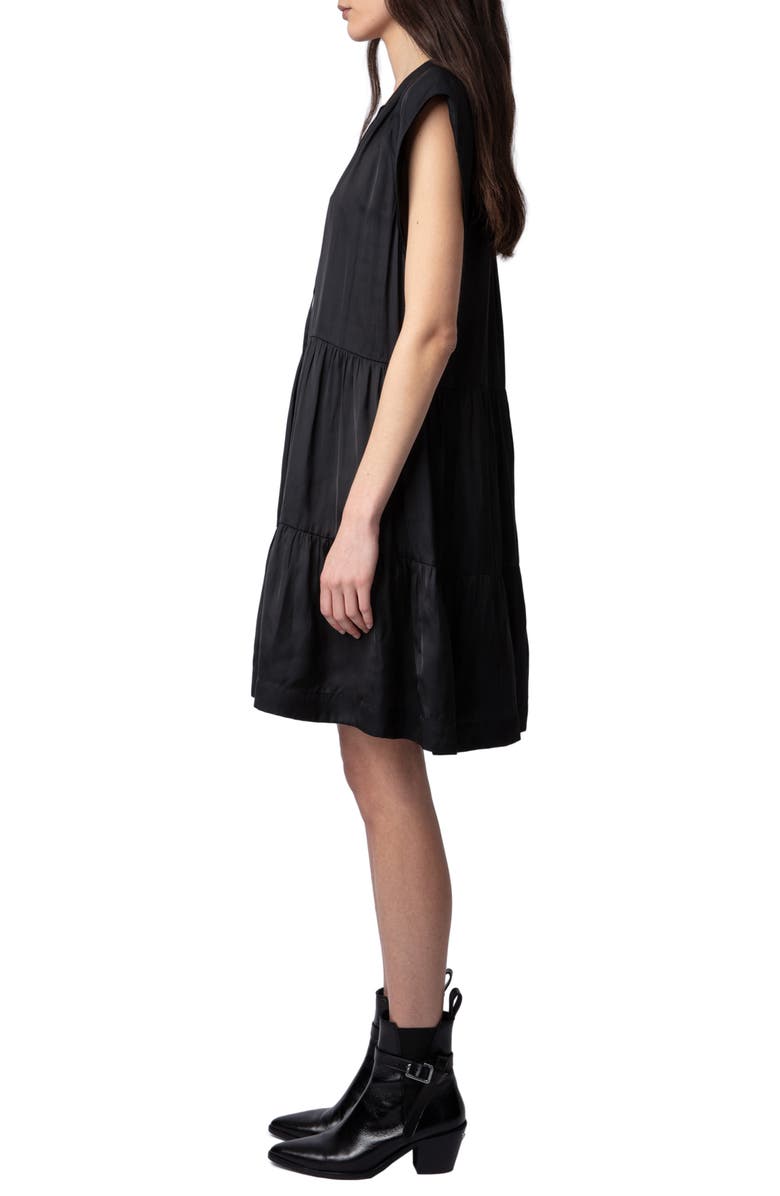 Zadig & Voltaire Rito Satin Shift Dress, Alternate, color, 