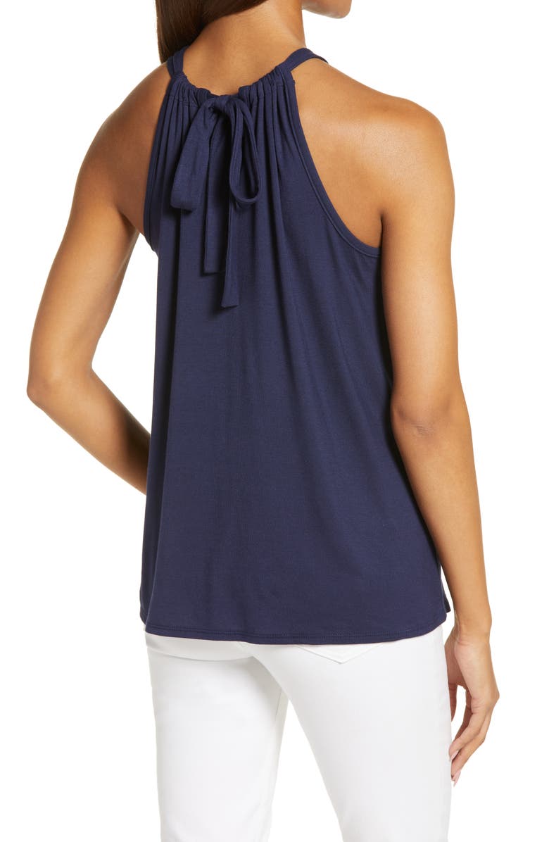 Loveappella Halter Neck Tank, Alternate, color, Midnight