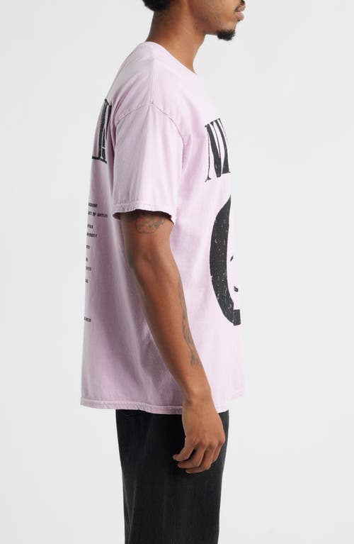 Merch Traffic Nirvana Smiley Live Graphic T-shirt In Pink