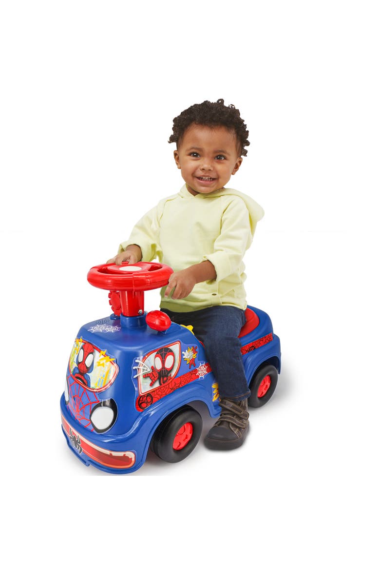 Spiderman My First Spidey Racer Lights & Sounds Rideon, Alternate, color, Multicolored