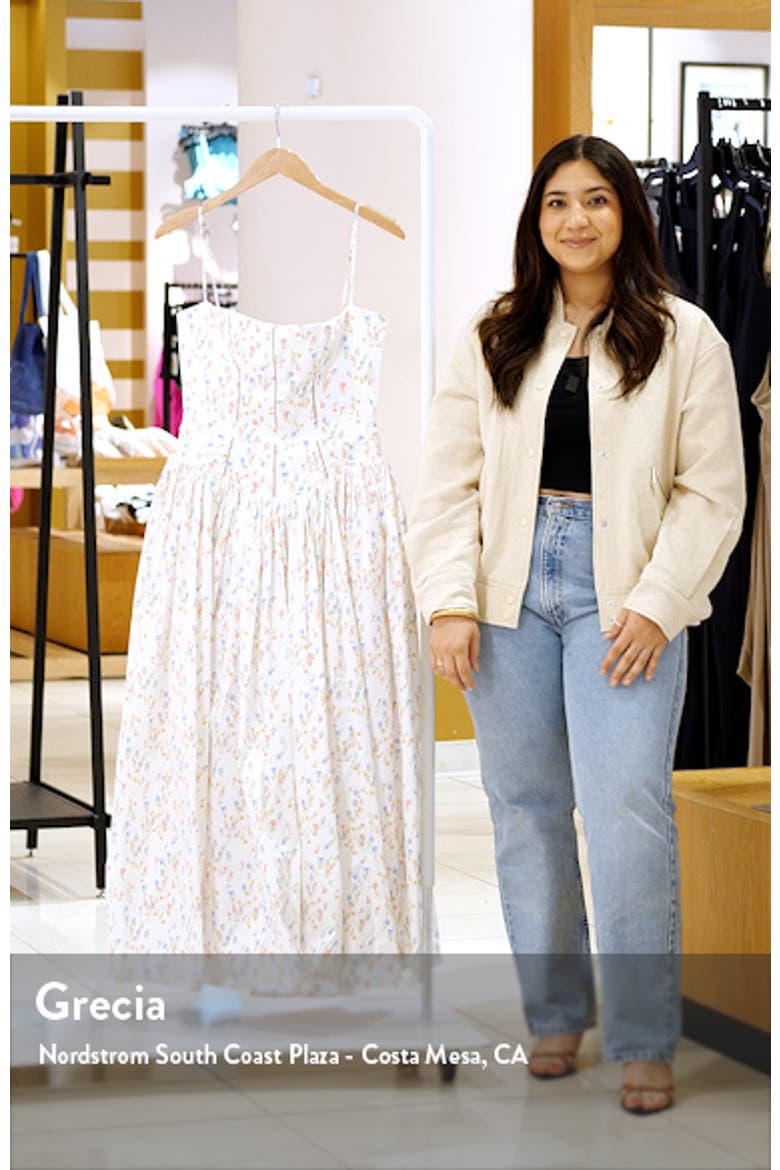 Ysabella Floral Maxi Sundress video