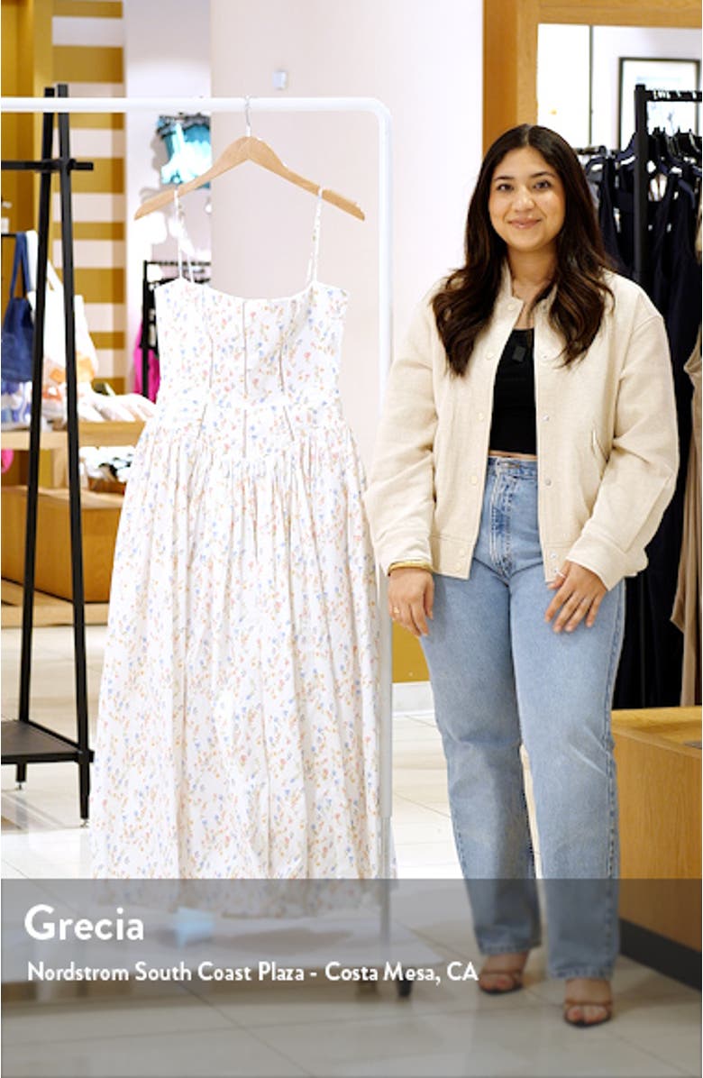 Ysabella Floral Maxi Sundress, sales video thumbnail