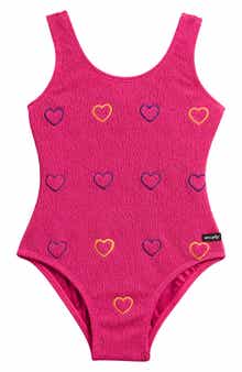 Kids' Embroidered One-Piece Swimsuit