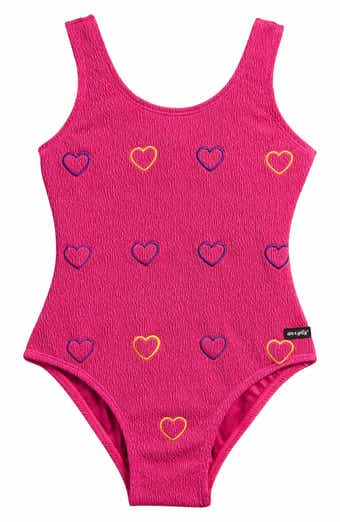 Kids' Embroidered One-Piece Swimsuit