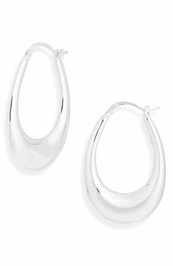 Tapered Hoop Earrings
