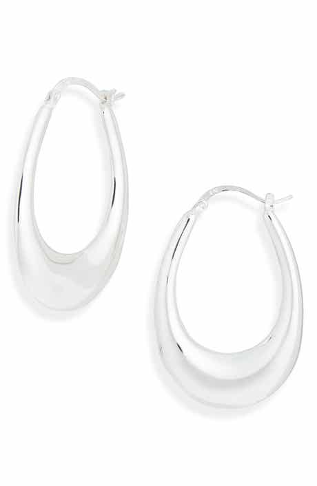 Tapered Hoop Earrings