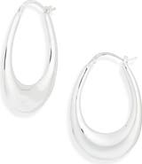 ARGENTO VIVO Tapered Hoop Earrings