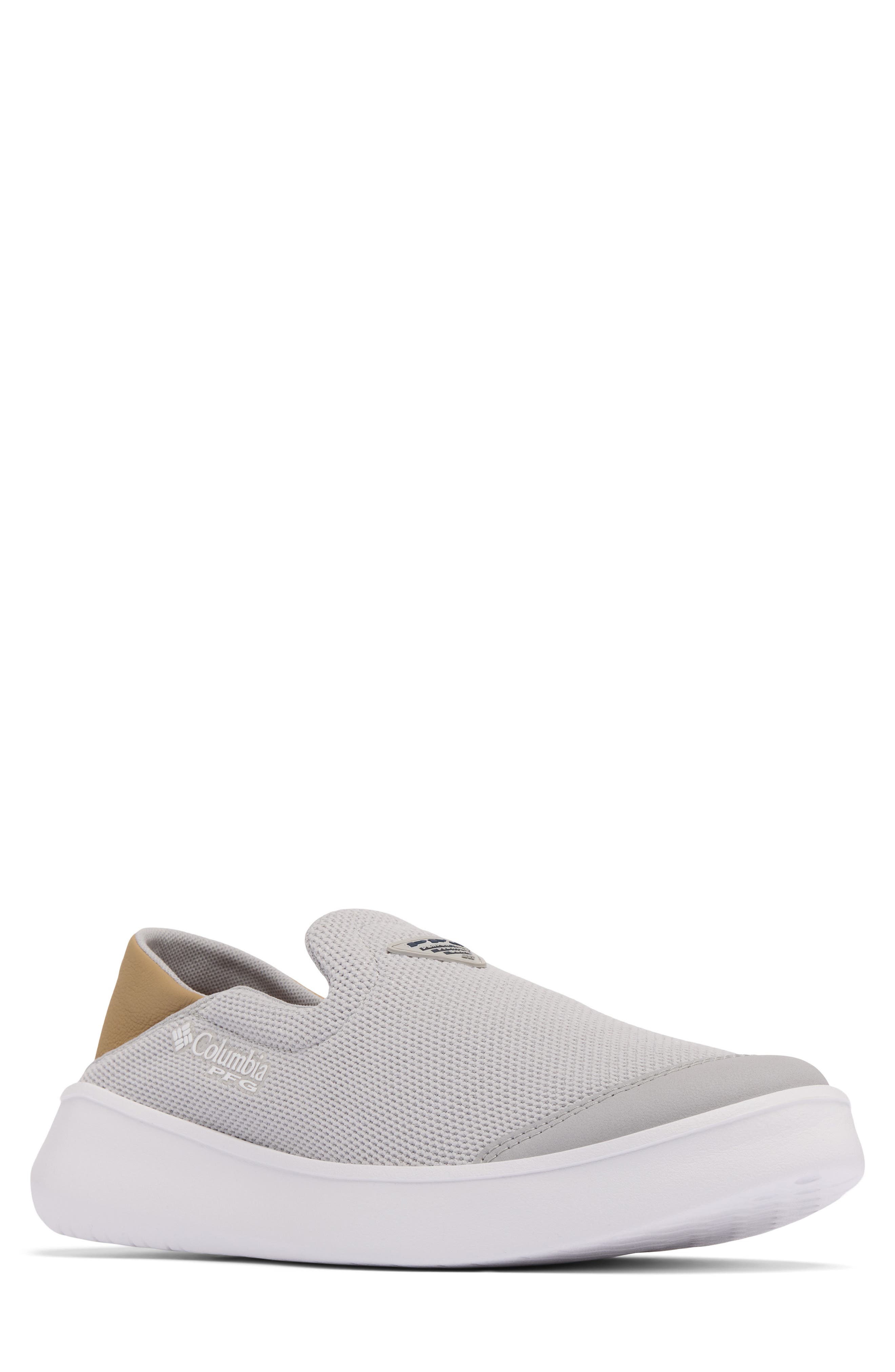 Columbia PFG Boatside Vent<sup>™</sup> Slip-On Sneaker, Main, color, Slate Grey/ Beach