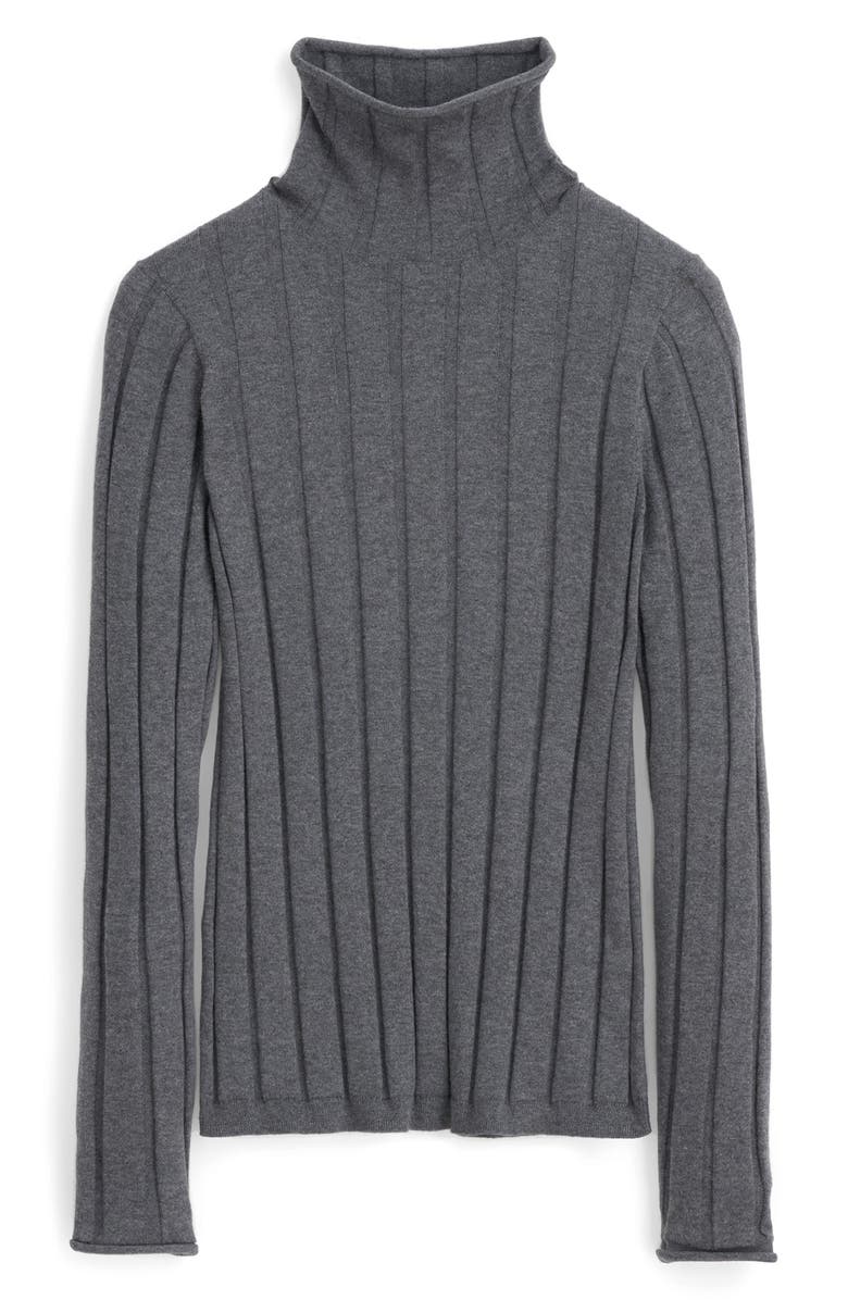 Alex Mill Payton Cotton & Cashmere Mock Neck Knit Top, Alternate, color, 