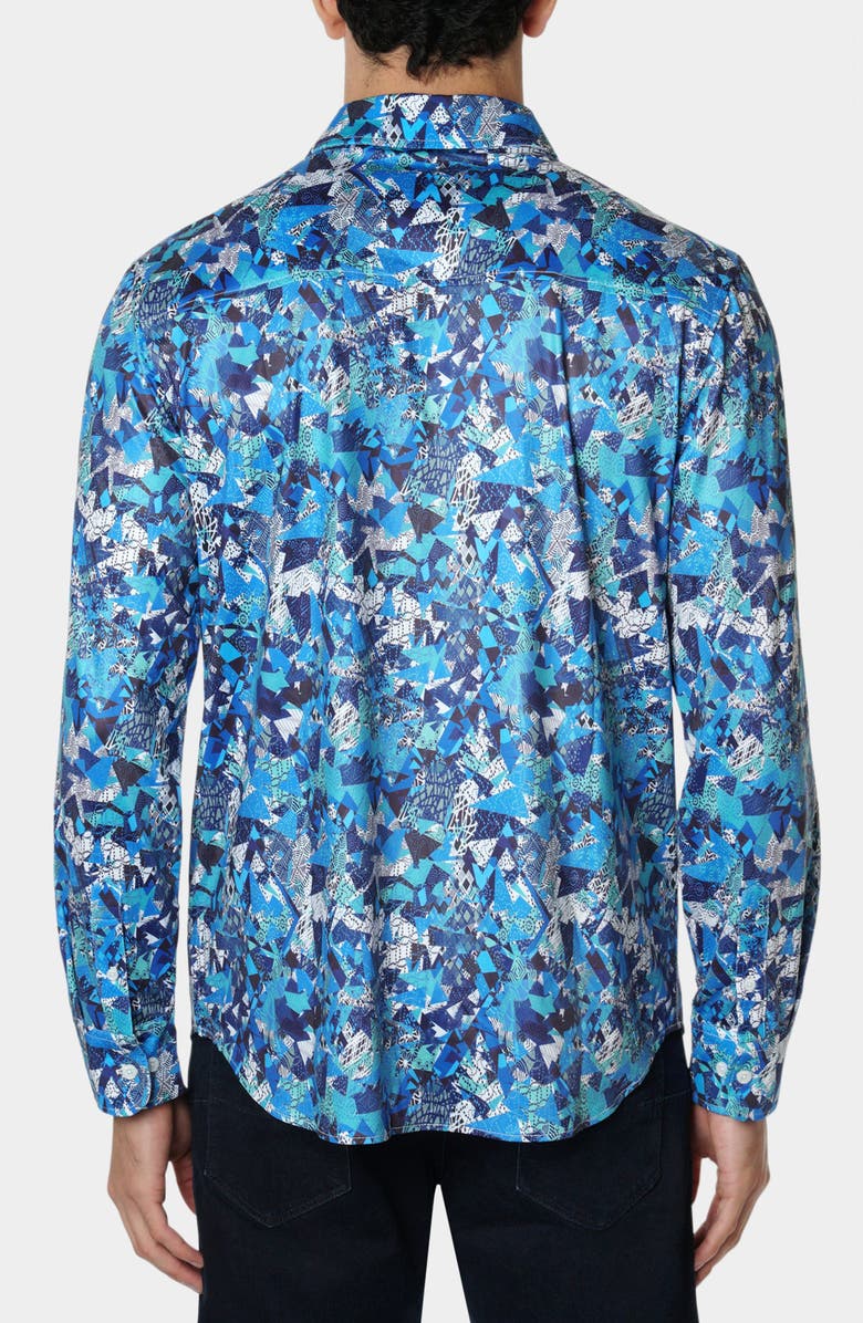 Robert Graham Degnan Long Sleeve Button-Up Shirt, Alternate, color, Blue
