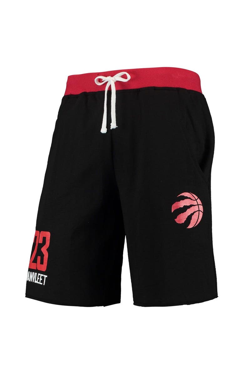 PROFILE Men's Fred VanVleet Black Toronto Raptors Name & Number French Terry Shorts, Alternate, color, 